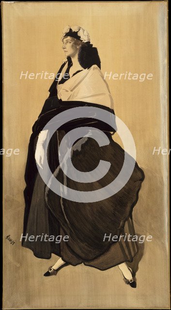 Ida Rubinstein, c. 1910. Artist: Bakst, Léon (1866-1924)