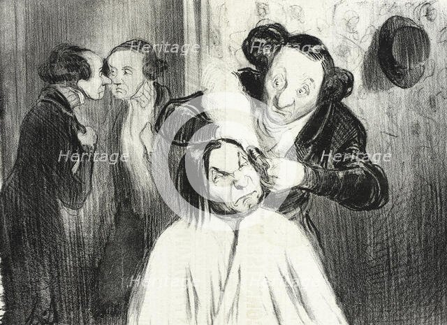 Un coup de feu!, 1839. Creator: Honore Daumier.