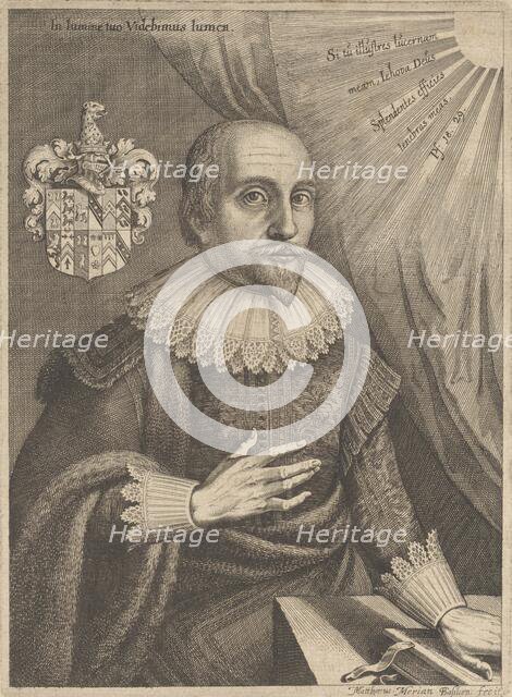 Portrait of Robert Fludd (1574-1637), 1626. Creator: Merian, Matthäus, the Elder (1593-1650).