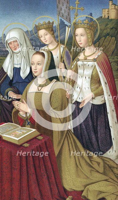 Anne of Brittany (1476-1514), Duchess of Brittany and Queen of France. Artist: Unknown