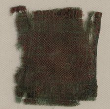 Three Fragments of Italian Gothic Silk, 1300s. Creator: Unknown.