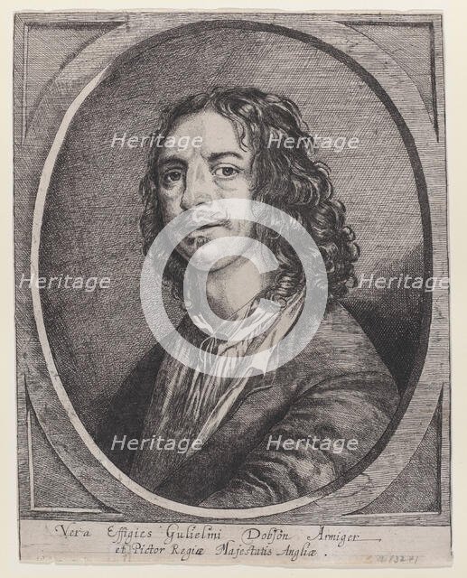 Portrait of William Dobson, 1645-49 (?). Creator: Josias English.