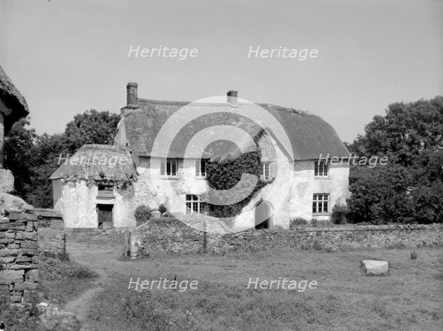 Cottage at Looseden Barton, Winkleigh, Devon, 1963. Artist: RJ Willis