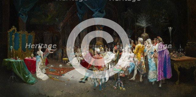 The Magician at the Palace. Artist: Lucas Villaamil, Eugenio (1858-1919)