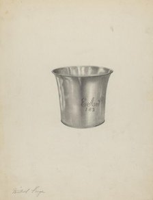 Silver Beaker, c. 1938. Creator: Michael Fenga.