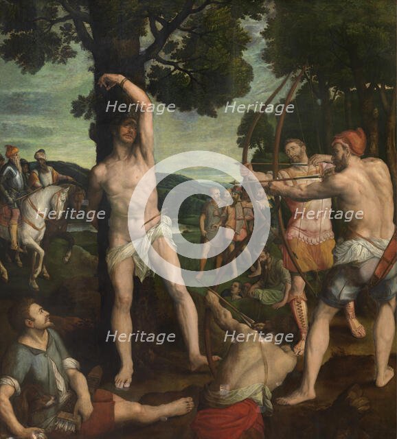 The Martyrdom of Saint Sebastian, 1575. Creator: Coxcie (Coxie), Michiel (1499-1592).