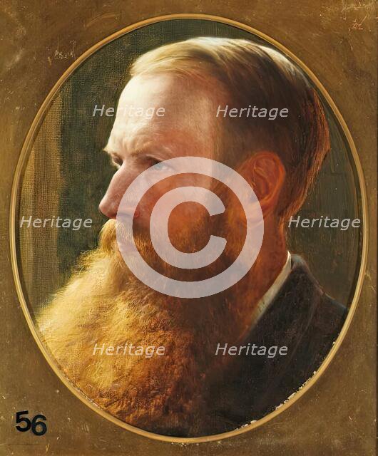 Henry William Banks Davis, Self Portrait, 1883. Creator: Henry William Banks Davis.