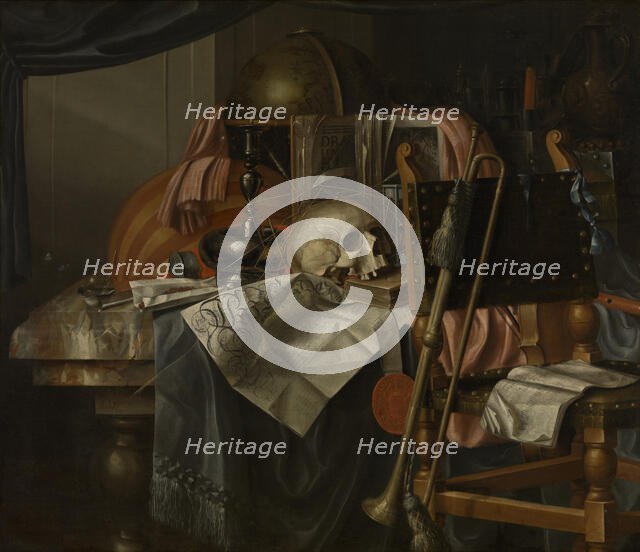 Vanitas, c1764. Creator: Franciscus Gysbrechts.