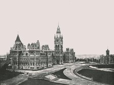 The Canadian Houses of Parliament, Ottawa, Canada, 1895.  Creator: William James Topley.