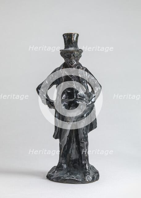 The Stroller (Le bourgeois qui flâne), model probably after 1860, cast around January 1954. Creator: Unknown.