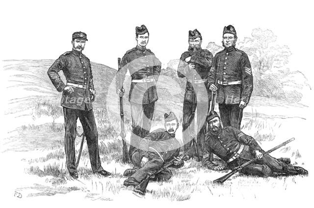 The Scottish Volunteers: 2nd Lanarkshire, 1881. Creator: Unknown.