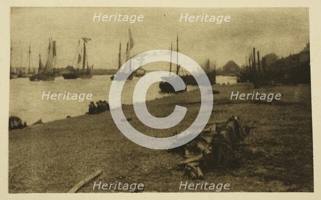 Bound for the North Sea, 1887. Creator: Peter Henry Emerson.