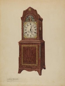 Mantel Clock, c. 1937. Creator: Ulrich Fischer.