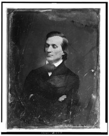 Solon Borland, half-length portrait, facing three-quarters left, between 1844 and 1860. Creator: Mathew Brady.