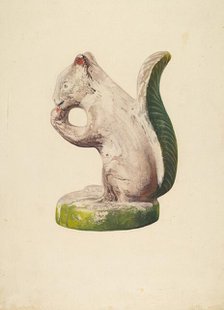 Squirrel, c. 1940. Creator: Beatrice DeKalb.