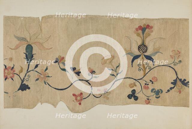 Valance (Detail), c. 1941. Creator: Marion Gaylord.