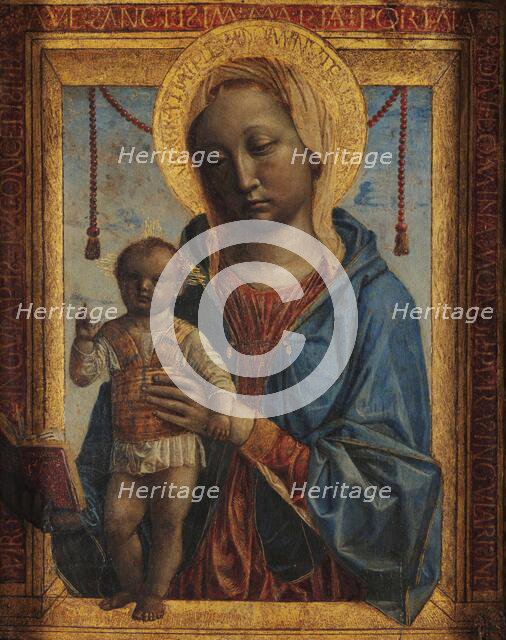 Madonna of the Book (Madonna del Libro), c1475. Creator: Foppa, Vincenzo (active 1456-1516).