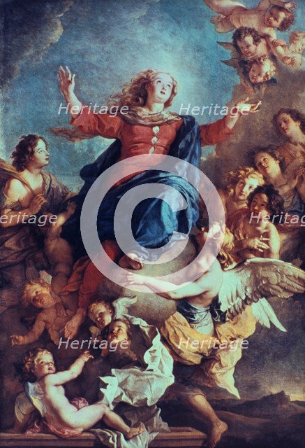 'The Assumption of the Virgin', 17th/early 18th century. Artist: Charles de la Fosse
