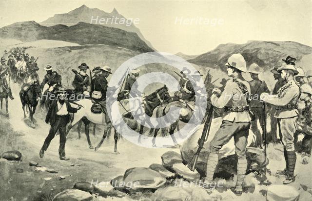 'The Surrender of Prinsloo's Force at the Caledon River', 1901. Creator: Ernest Prater.