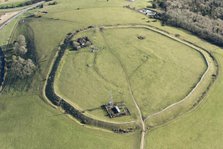 The Trundle hillfort and causewayed enclosure at St Roche's Hill, West Sussex, 2018. Creator: Damian Grady.