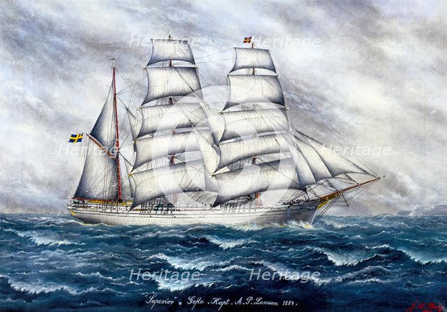 Barque Superior, 1936. Creator: J.G. Berg.