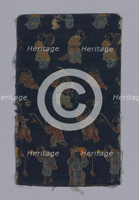 Fragment, Japan, 18th century, late Edo period (1789-1868)/ Meiji period (1868-1912). Creator: Unknown.