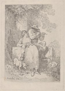 Rest from Labour on Sunny Days, 1784-87., 1784-87. Creator: Thomas Rowlandson.