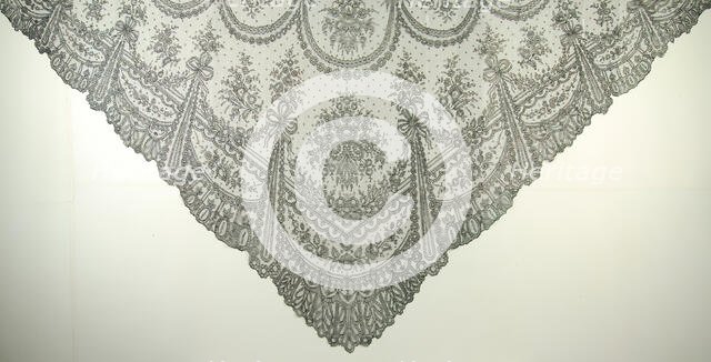 Shawl, French, 1860-70. Creator: Unknown.