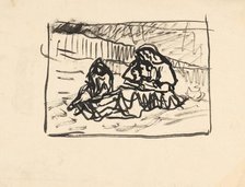 Seated Women, 1940-1944. Creator: Arnold Peter Weisz-Kubincan.