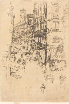 The Rialto, 1880. Creator: James Abbott McNeill Whistler.