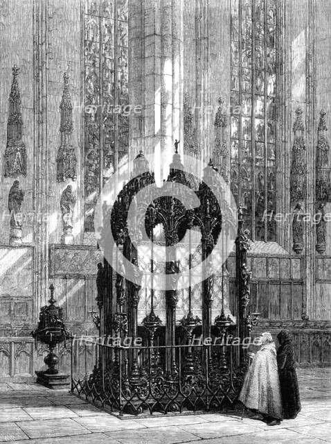 "The Shrine of St. Sebald, Nuremberg," by Samuel Read, 1870. Creator: W. J. P..