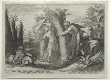 Pan Pursuing Syrinx, c. 1589. Creator: Unknown.