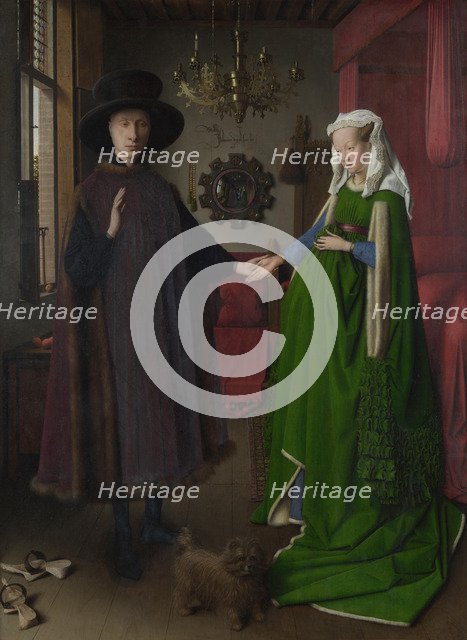 The Arnolfini Portrait, 1434. Artist: Eyck, Jan van (1390-1441)