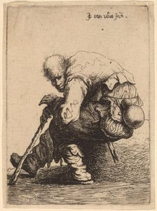 Seated Beggar, 1632. Creator: Jan Georg van Vliet.