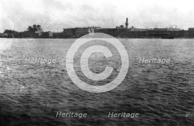 Amara, on the River Tigris, Mesopotamia, 1918. Artist: Unknown