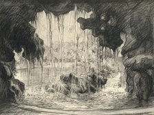 'The Grand Cascade, Bois de Boulogne', 1915. Artist: Frank Milton Armington.