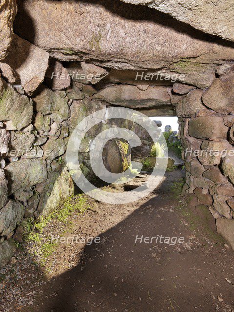 Carn Euny Ancient Village, Cornwall, c2016. Artist: James O Davies.