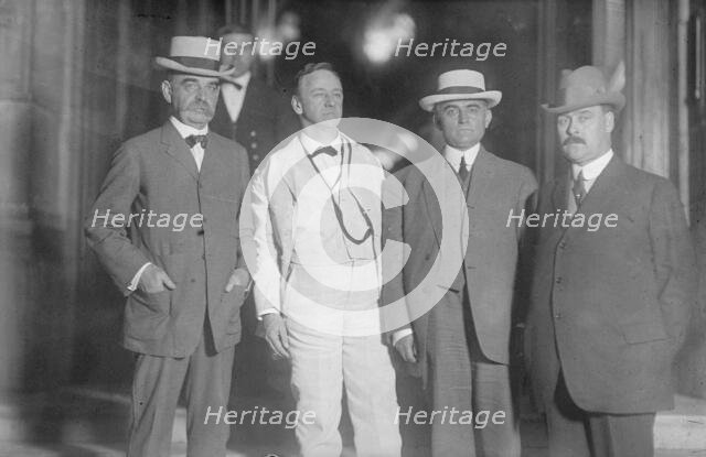 Democratic National Convention - Sen. Willard Saulsbury; Josephus Daniels of North Carolina..., 1912 Creator: Harris & Ewing.