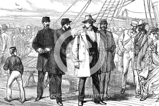 Arrest of Charles O'Connell, (late 19th century). Artist: Unknown