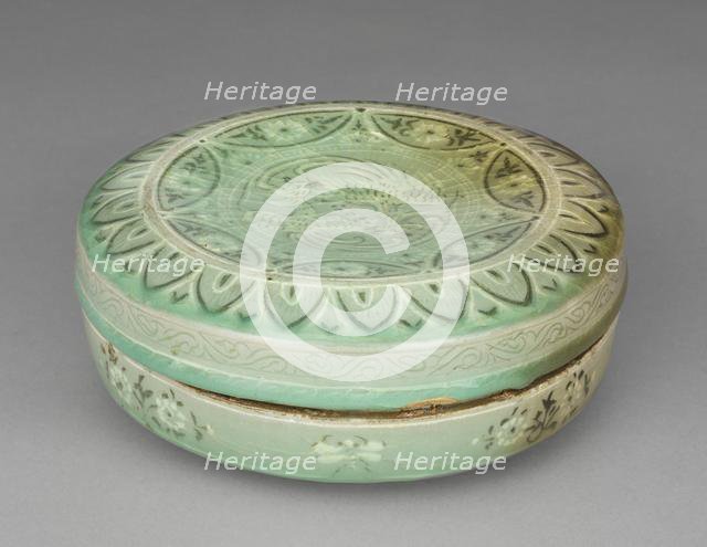 Box and Cover with Inlaid Phoenix Design, 918-1392. Creator: Unknown.