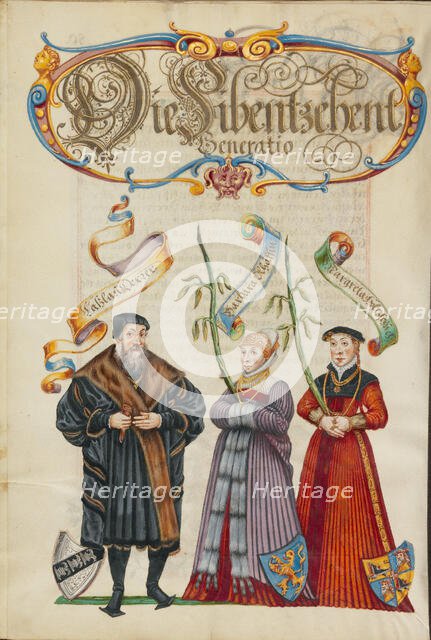 The Seventeenth Generation, Lasslau Derrer, about 1626-1711. Creator: Unknown.