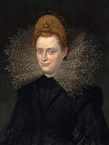 Portrait of Margherita Gonzaga (1591-1632), Duchess of Lorraine. Creator: Rubens, Peter Paul, (School)  .