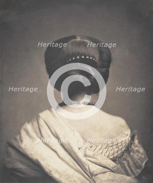 [Woman Seen from the Back], ca. 1862. Creator: Onésipe Aguado de las Marismas.