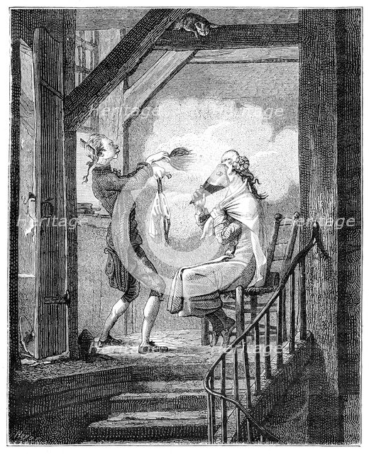 The Toilet Of The Clerk Prosecutor, (1885).Artist: Carle Vernet