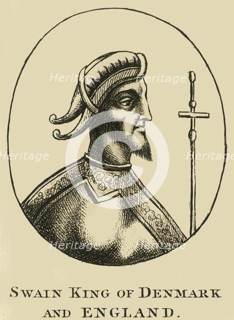 'Swain King of Denmark and England', 18th century. Creator: Unknown.