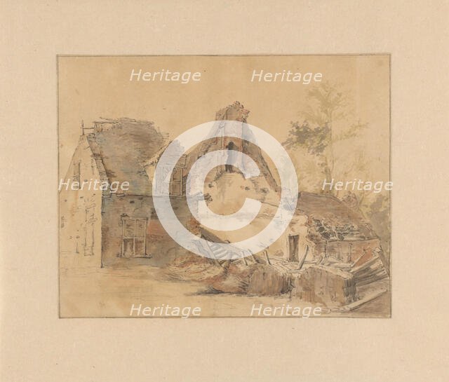 Ruin of a house, 1816. Creator: Jacob de Vos.