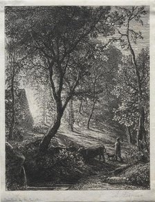 The Herdsman's Cottage, 1850. Creator: Samuel Palmer (British, 1805-1881).