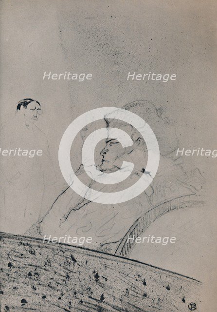 'Brandes in Her Dressing Room', c.1895, (1946). Artist: Henri de Toulouse-Lautrec.