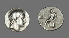 Tetradrachm (Coin) Portraying Antiochus I, II or III (?), 3rd-2nd century BCE. Creator: Unknown.