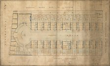 Design for the redevelopment of the Burlington House site, Piccadilly, Westminster, London..., c1811 Creator: Samuel Ware.